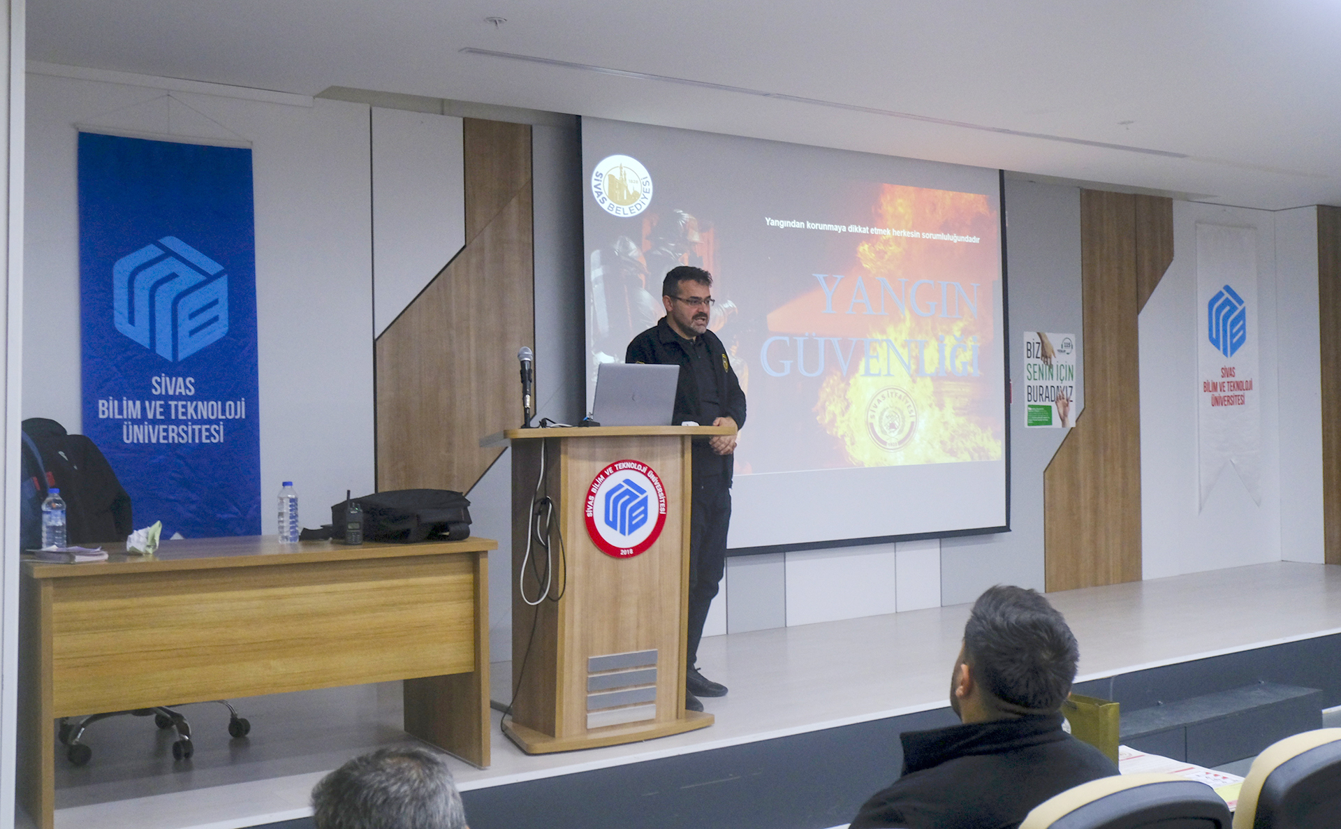 SBTÜ’de Yangın ve Yangından Korunma Eğitimi Düzenlendi