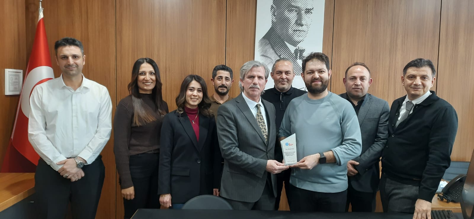 Başkanlığımızdan Ayrılan Değerli Çalışanımıza Teşekkür Ederiz